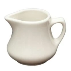 Homer Laughlin 17500 Undecorated RE 5.25 Oz. Creamer Jug - 24 / CS