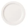 Cambro 9CWNR148 White Camwear Narrow Rim 9" Plate - 48 / CS -Libbey Kitchenware Store 405411