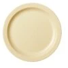 Cambro 9CWNR133 Beige Camwear Narrow Rim 9" Plate - Dozen -Libbey Kitchenware Store 405419
