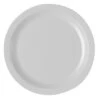Cambro 725CWNR148 White Camwear 7" Narrow Rim Plate - 48 / CS 2 Cambro 725CWNR148 White Camwear 7" Narrow Rim Plate - 48 / CS -Libbey Kitchenware Store 405498
