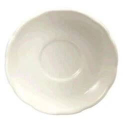 Buffalo F1560000500 Caprice Cream White 5-5/8&quot: Saucer - 36 / CS