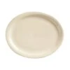 World Tableware NR-14 Kingsmen White 13-1/4" Oval Platter - 12 / CS