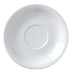 Vertex® China ARG-2 Argyle 6" White Saucer - 36 / CS