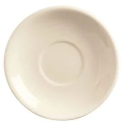 World Tableware PWC-36 Princess White 5" A.D. Saucer - 36 / CS