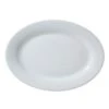 Vertex® ARG-28 Argyle 15.5" White Rolled Edge Platter 2 Vertex® ARG-28 Argyle 15.5" White Rolled Edge Platter -Libbey Kitchenware Store 406653