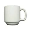Vertex China SM-V Vista 10 Oz. Stackable White Summit Mug - 36 / CS -Libbey Kitchenware Store 406668