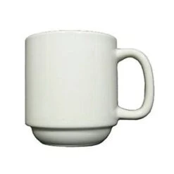 Vertex China SM-V Vista 10 Oz. Stackable White Summit Mug - 36 / CS