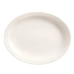 World Tableware 840-530N-18 Porcelana Narrow Rim Platter - 12 / CS