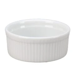 Vertex China ARG-60 Market Buffet 10 Oz. Fluted Souffle Bowl - 12 / CS
