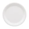 G.E.T. NP-10-DW Diamond White Narrow Rim 10.5" Plate - 12 / CS -Libbey Kitchenware Store 409586