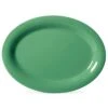 G.E.T. OP-950-FG Mardi Gras Rainforest Green 9-3/4" Platter - 24 / CS -Libbey Kitchenware Store 409591