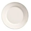 World Tableware 840-410R-23 Porcelana 6-1/4" Wide Rim Plate - 36 / CS -Libbey Kitchenware Store 412392