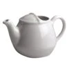 Hall China 82-WH White 16 Oz. London Teapot With Knob Cover - 12 / CS -Libbey Kitchenware Store 441201