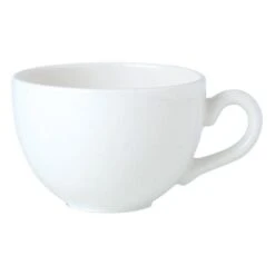 Steelite 11010189 Simplicity White Empire 8 Oz Low Cup - 36 / CS