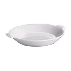 Hall China 2186-WH White 28 Oz. Au Gratin / Shirred Egg Dish - 12 / CS