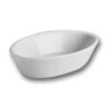 Hall® China 550-WH Oval White 9 Oz. Boston Baker - 24 / CS -Libbey Kitchenware Store 443041