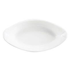 Hall® China 4535-WH White 12 Oz Oval Rarebit - 24 / CS
