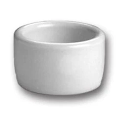 Hall China 915-WH White 2 Oz. Round Ramekin / Cheese Pipkin - 36 / CS