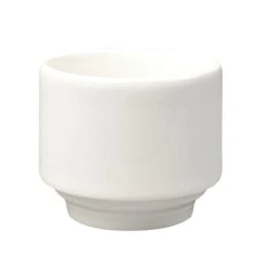 Homer Laughlin 6306000 Pristine White Stacking 8 Oz Bouillon - 36 / CS