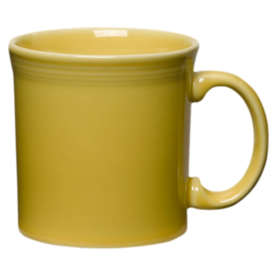 Homer Laughlin 570320 Fiesta Sunflower 12 Oz Java Mug - Case - 12 / CS 3 Homer Laughlin 570320 Fiesta Sunflower 12 Oz Java Mug - Case - 12 / CS