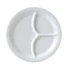 Vertex® China CAT-83 Catalina 3-Compartment Plate - 24 / CS 2 Vertex® China CAT-83 Catalina 3-Compartment Plate - 24 / CS -Libbey Kitchenware Store 447515