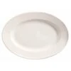 World Tableware 840-520R-15 Porcelana 15.5" Wide Rim Platter - 6 / CS -Libbey Kitchenware Store 453073