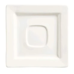 World® Tableware SL-2 Slate Bright White 6" Saucer - 36 / CS