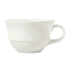 Syracuse China 950041109 Cafe Royal 7 Ounce Low Tea Cup - 36 / CS