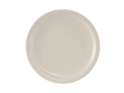 Tuxton TNR-016 Nevada 10-1/2" Narrow Rim Eggshell Plate - 12 / CS