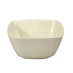 Buffalo F9000000731S Cream White NR 33 Oz. Square Bowl - 24 / CS