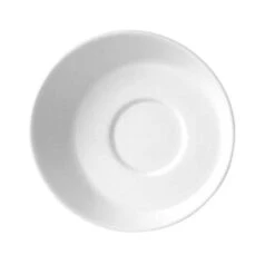 Steelite 9001C636 Distinction Sheer White 6" Saucer - 24 / CS