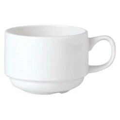 Steelite 11010217 Simplicity White Slimline 7 Oz Cup - 36 / CS
