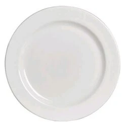 Anfora A100P102 American Basics White 9" Rimmed Plate - 24 / CS