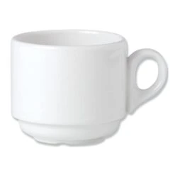 Steelite 11010154 Simplicity White 7-1/2 Oz Atlanta Cup - 36 / CS