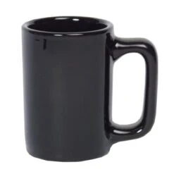 Tuxton BBM-1007 10 Oz. Black Texan Mug - 24 / CS