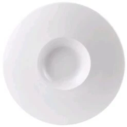 Steelite 9001C601 Distinction Float White 12" Large Well Bowl - 6 / CS