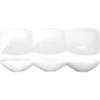 International Tableware FA3-145 White 3-Compartment Dish - 24 / CS -Libbey Kitchenware Store 571266