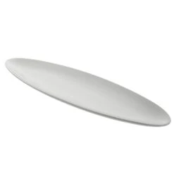 10 Strawberry Street WTR-16OVLEAF 15-7/8" Oval Platter - 24 / CS