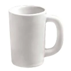 Diversified Ceramics DCI102W White 10 Oz. Pecos Coffee Mug 24 / CS