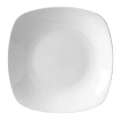 Steelite 9001C084 Distinction Metro White 9" Square Plate - 24 / CS