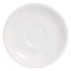 Tuxton ALE-060 Alaska/Colorado 6" White Coupe Saucer - 36 / CS -Libbey Kitchenware Store 597042