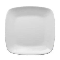 Elite Global Solutions D7SQR-W Radius 6-5/8" White Plate - 6 / CS