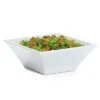 G.E.T. ML-246-W Siciliano White Melamine 1.6 Qt. Square Bowl - 6 / CS -Libbey Kitchenware Store 6007371
