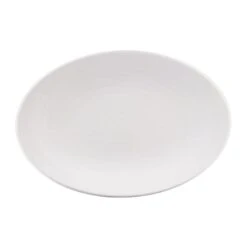EGS D812RR-W Pebble Creek White 12-3/4 Platter - 6 / CS