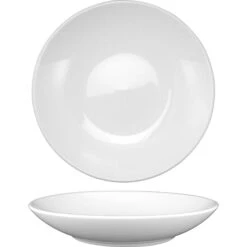 International Tableware TN-107 White 7-1/8" Pasta Plate - 24 / CS
