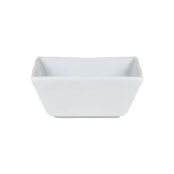 Varick 6900E590 Cafe Porcelain Pub 3.25 Oz. Square Bowl - 36 / CS