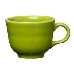 Homer Laughlin 452332 Fiesta® 7.75 Oz. Lemongrass Cup - 12 / CS