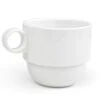 FOH DMU016WHP23 Monaco 13 Ounce White Stackable Mug - 12 / CS