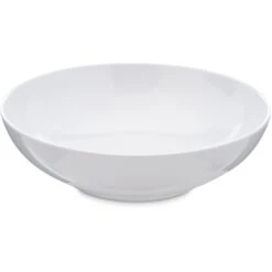 Carlisle 4381402 Epicure White 19.2 Oz. Soup / Salad Bowl - 12 / CS