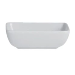 Varick 6900E596 Cafe Porcelain Pub 2 Oz. Rectangle Tray - 36 / CS